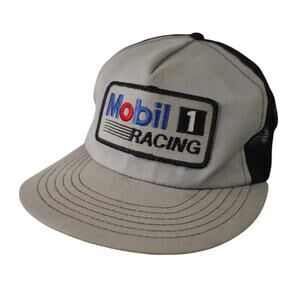 Vintage Mobile 1 Racing Mesh Trucker Hat